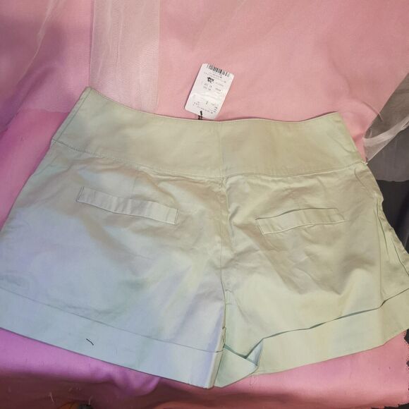 Ank Rouge Green Shorts Women's Small Boho Party Casual Summer Japan Import Cute - Picture 11 of 12